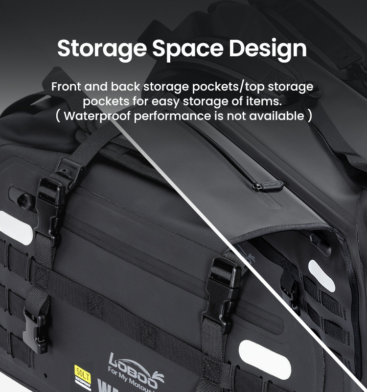 LOBOO WANDERER Torba motocyklowa TPU 50L