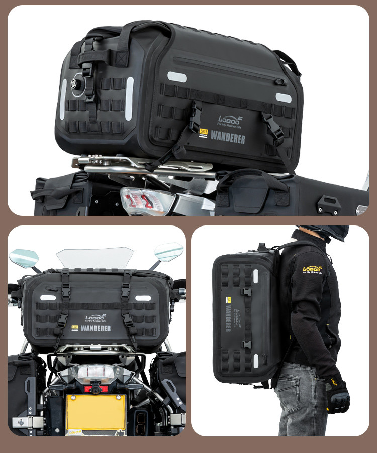 loboo-wanderer-tpu-torba-50l LOBOO WANDERER Torba motocyklowa TPU 50L