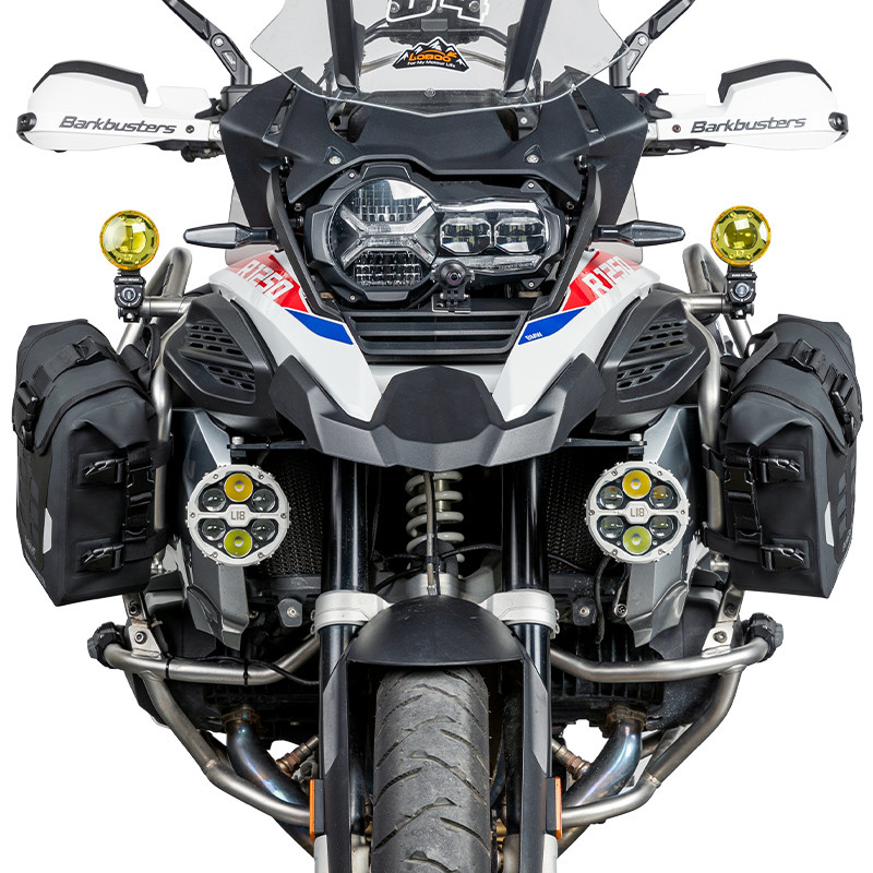 LOBOO WANDERER wodoodporne (IPX6) torby boczne 6L (para) montowane na gmole, czarne, 1 zestaw - 2 szt