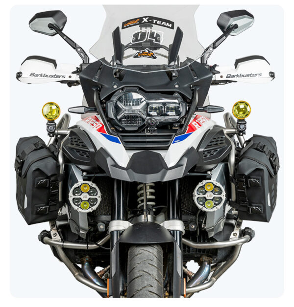 LOBOO WANDERER wodoodporne (IPX6) torby boczne 6L (para) montowane na gmole, czarne, 1 zestaw - 2 szt