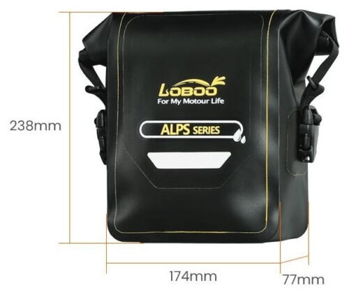 LOBOO Wodoodporna torba 5L czarna