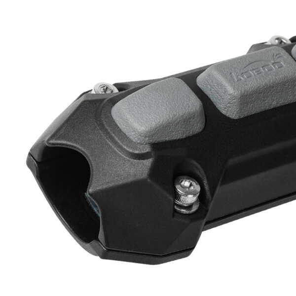 LOBOO Zderzak/Ślizg do gmoli o średnicy 25mm/1'', plastik konstrukcyjny + guma, czarny (2 szt)