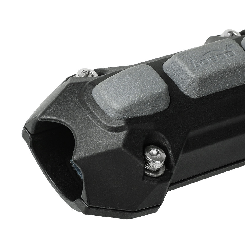 LOBOO Zderzak/Ślizg do gmoli o średnicy 25mm/1'', plastik konstrukcyjny + guma, czarny (2 szt)