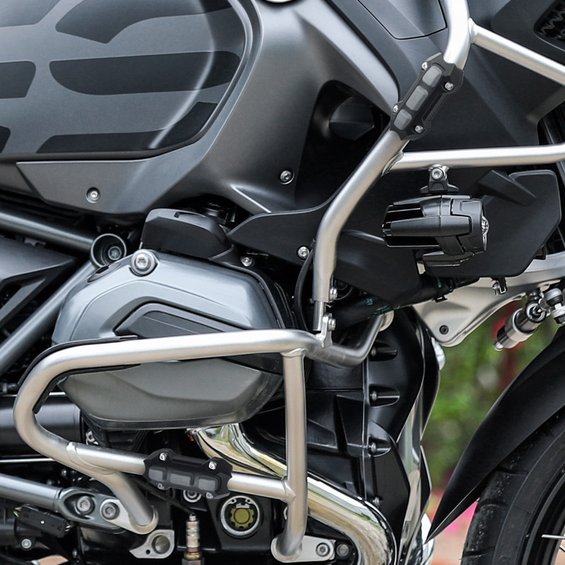 LOBOO Zderzak/Ślizg do gmoli o średnicy 25mm/1'', plastik konstrukcyjny + guma, czarny (2 szt)