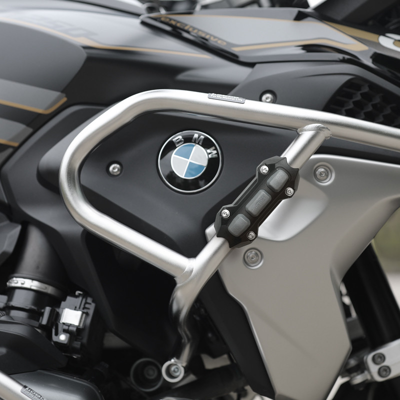 LOBOO Zderzak/Ślizg do gmoli o średnicy 25mm/1'', plastik konstrukcyjny + guma, czarny (2 szt)