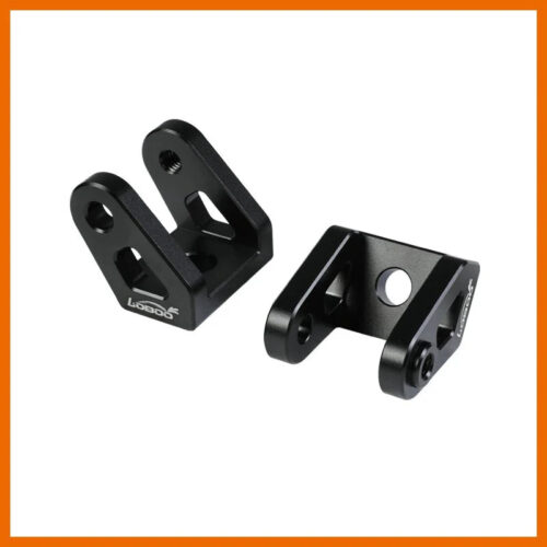 LOBOO Zestaw montażowy reflektora do R1300GS (2023-), aluminium, czarny, pasuje do oryginalnych reflektorów