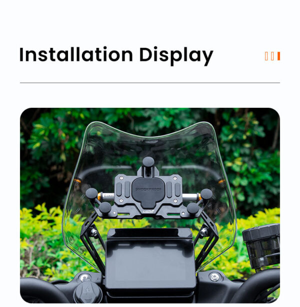 LOBOO Zestaw montażowy GPS do BENELI TRK702 (2022-) belka 22mm