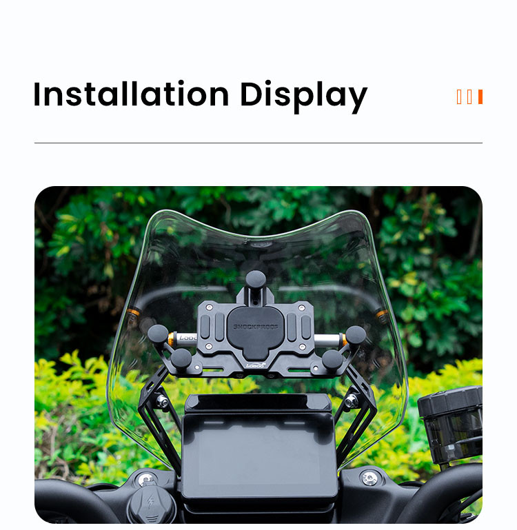 LOBOO Zestaw montażowy GPS do BENELI TRK702 (2022-) belka 22mm