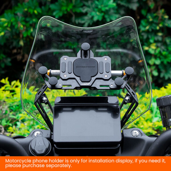 LOBOO Zestaw montażowy GPS do BENELI TRK702 (2022-) belka 22mm