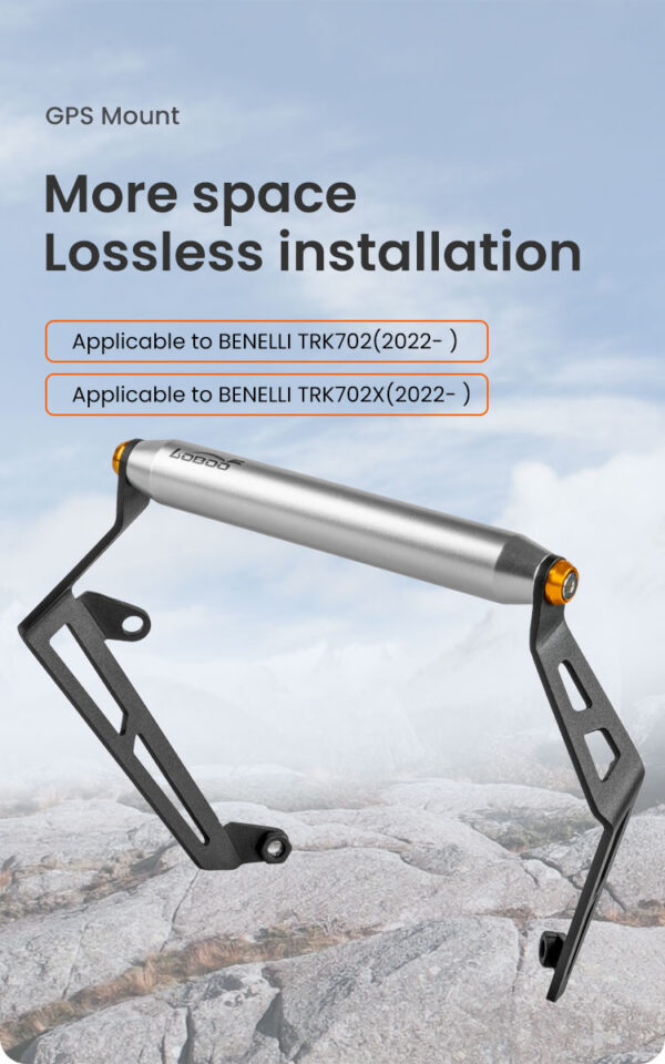 LOBOO Zestaw montażowy GPS do BENELI TRK702 (2022-) belka 22mm