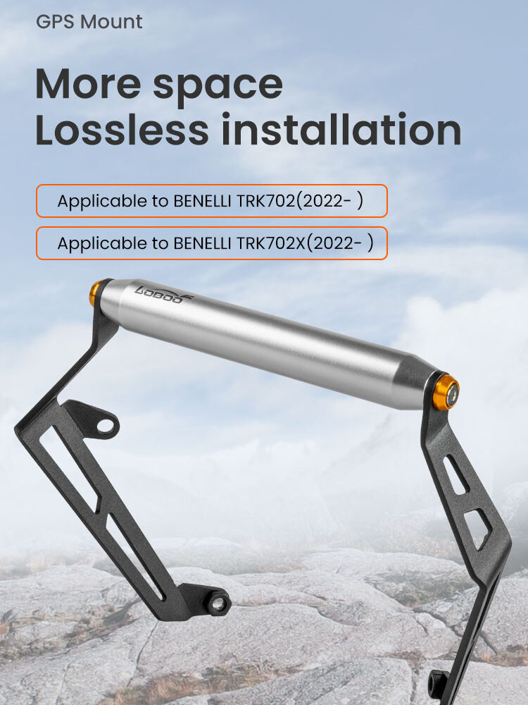 LOBOO Zestaw montażowy GPS do BENELI TRK702 (2022-) belka 22mm