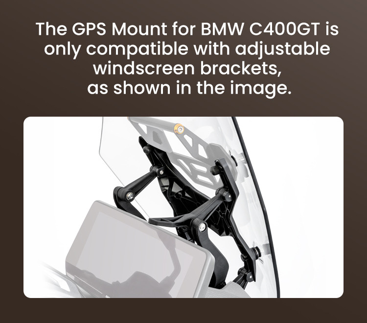 LOBOO Zestaw montażowy GPS do motocykli BMW C400X (2018-)