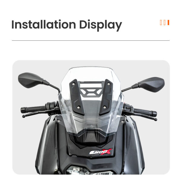 LOBOO Zestaw montażowy GPS do motocykli BMW C400X (2018-)