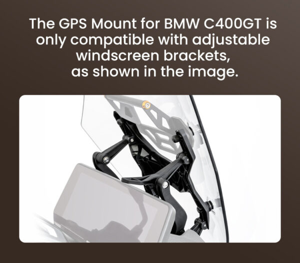 LOBOO Zestaw montażowy GPS do motocykli BMW C400X (2018-)