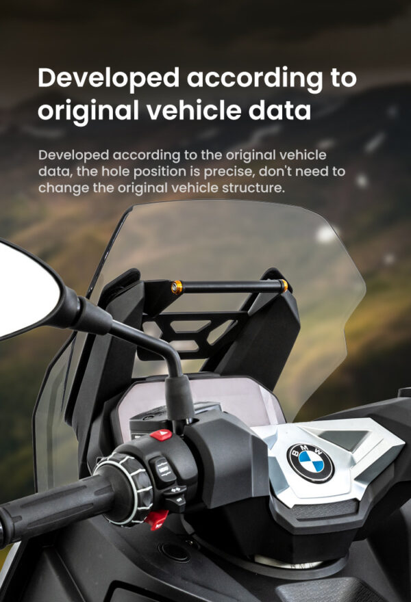 LOBOO Zestaw montażowy GPS do motocykli BMW C400X (2018-)