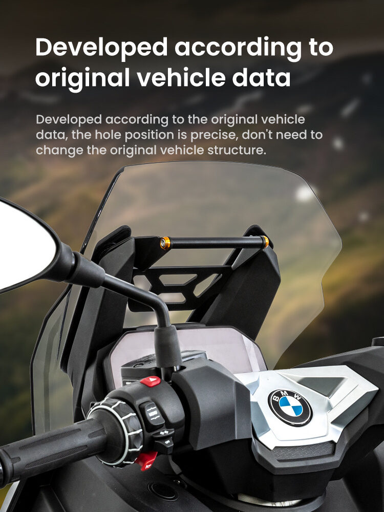 LOBOO Zestaw montażowy GPS do motocykli BMW C400X (2018-)