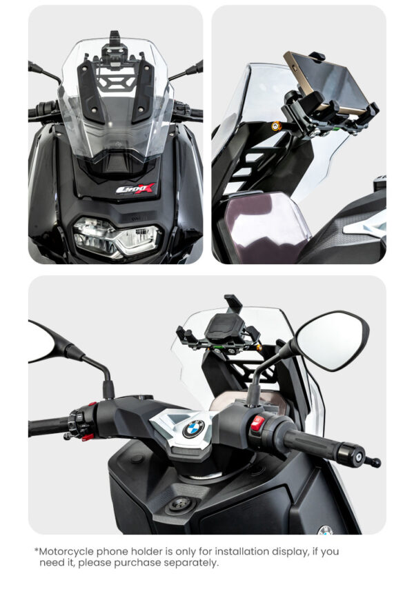 LOBOO Zestaw montażowy GPS do motocykli BMW C400X (2018-)