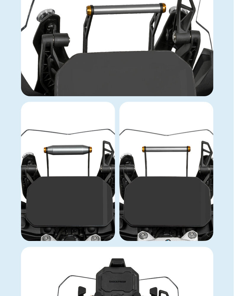 LOBOO Zestaw montażowy GPS do motocykli BMW, belka 12mm