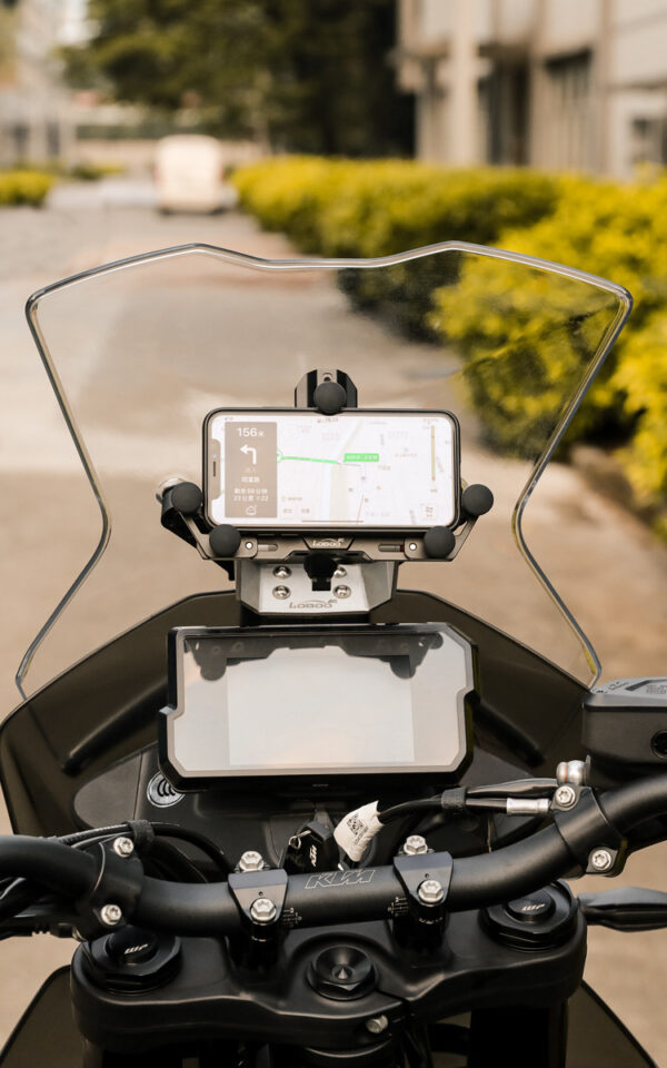 LOBOO Zestaw montażowy GPS do motocykli KTM790ADV/R/KTM390ADV (2021-), Husqvarna Norden 901 (2023-) belka 12mm
