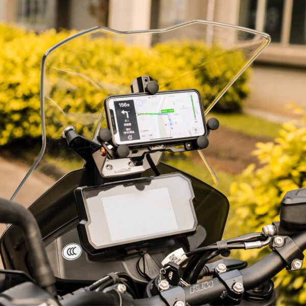 LOBOO Zestaw montażowy GPS do motocykli KTM790ADV/R/KTM390ADV (2021-), Husqvarna Norden 901 (2023-) belka 12mm