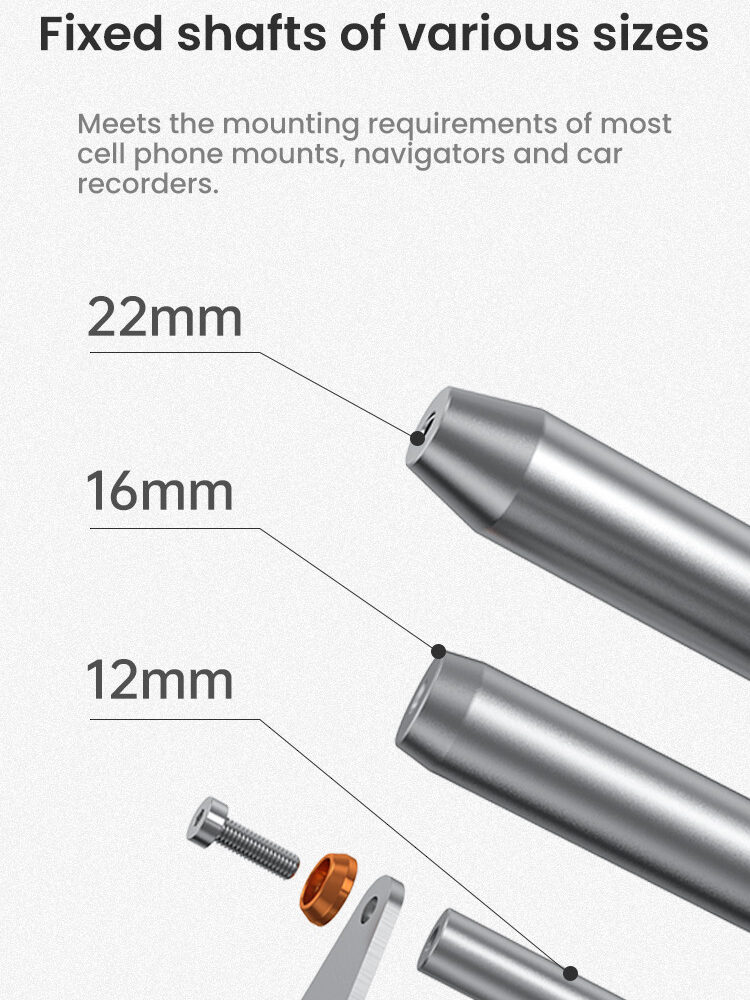 LOBOO Zestaw montażowy GPS do motocykli KTM790ADV/R/KTM390ADV (2021-), Husqvarna Norden 901 (2023-) belka 12mm