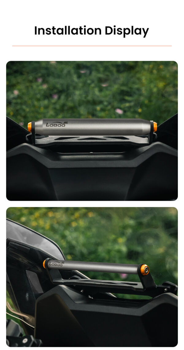 loboo-zestaw-montazowy-gps-cdz371-12mm LOBOO Zestaw montażowy GPS do motocykli HONDA FORZA350 (2021-2024) belka 12mm