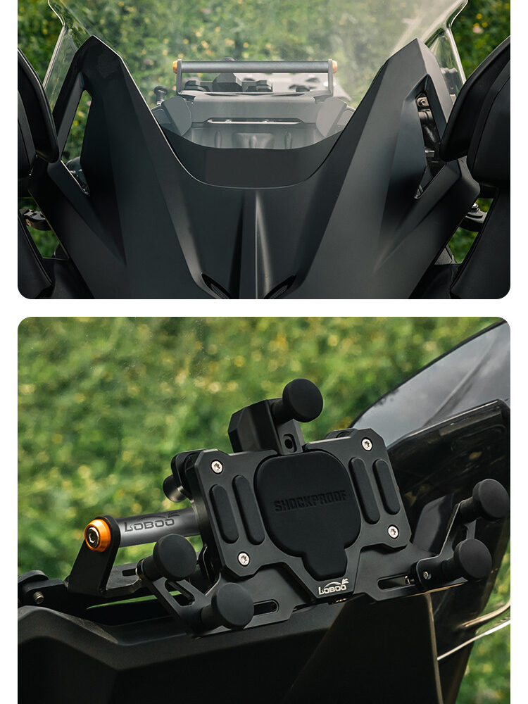 LOBOO Zestaw montażowy GPS do motocykli HONDA FORZA350 (2021-2024) belka 12mm