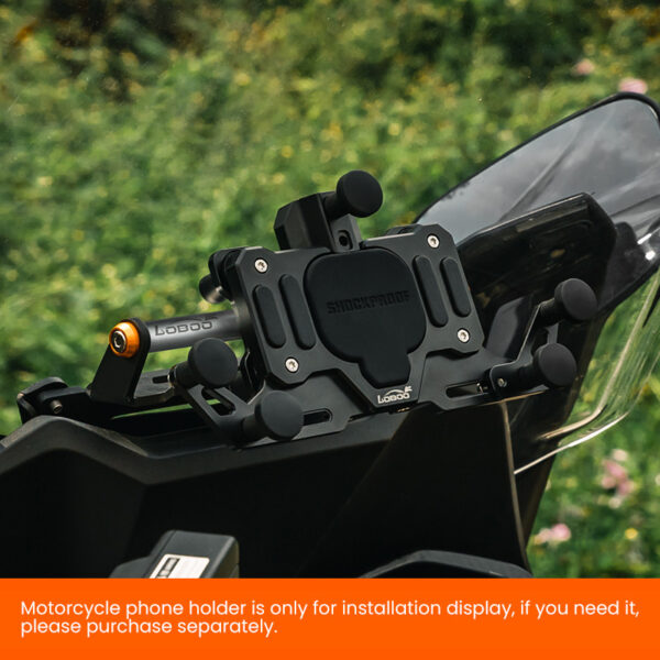 LOBOO Zestaw montażowy GPS do motocykli HONDA FORZA350 (2021-2024) belka 12mm