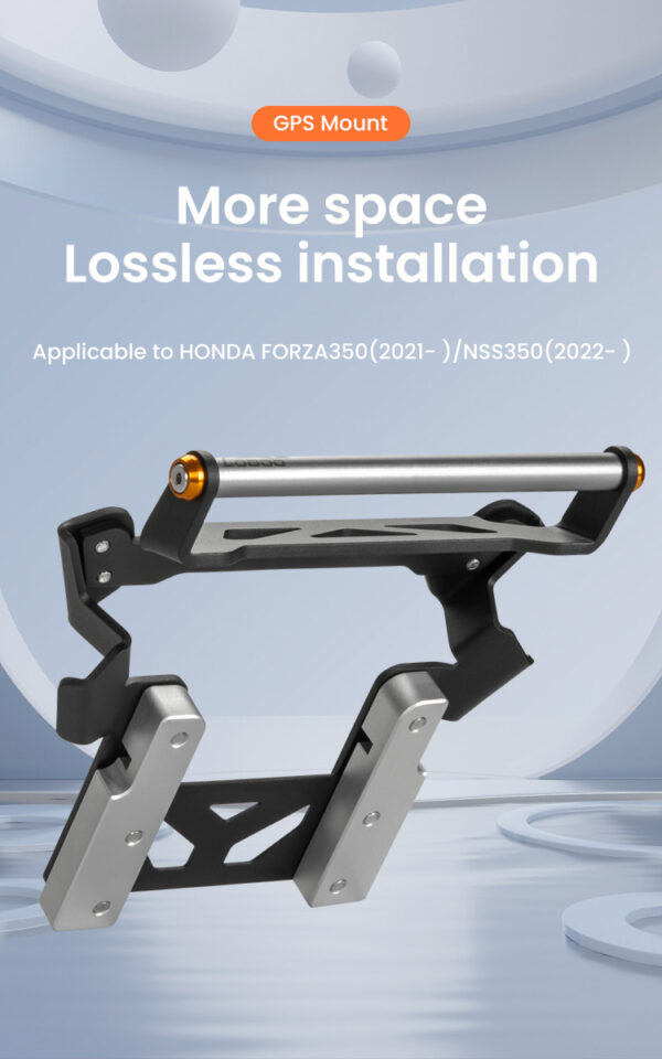 LOBOO Zestaw montażowy GPS do motocykli HONDA FORZA350 (2021-2024) belka 12mm