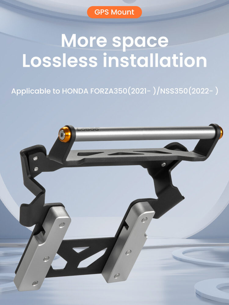 LOBOO Zestaw montażowy GPS do motocykli HONDA FORZA350 (2021-2024) belka 12mm