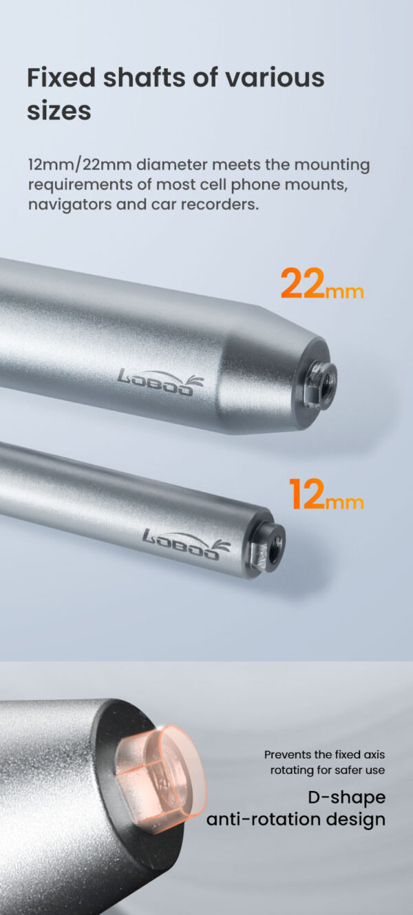 LOBOO Zestaw montażowy GPS do motocykli DUCATI DESERT X (2023-) belka 12mm