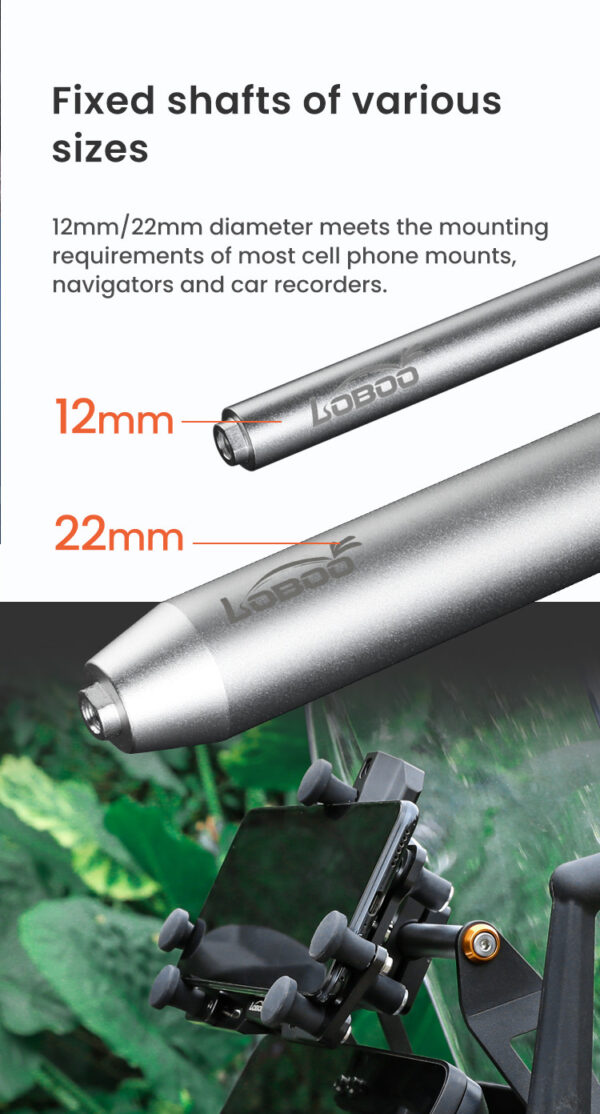 LOBOO Zestaw montażowy GPS do motocykli CFMOTO 800MT (2023-) belka 12mm