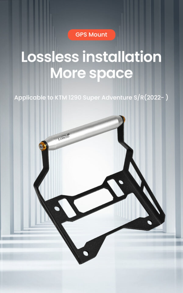 LOBOO Zestaw montażowy GPS do motocykli KTM 1290 Super Adventure (2022-) belka 12mm