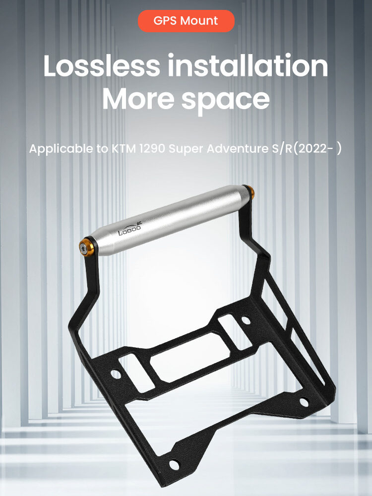 LOBOO Zestaw montażowy GPS do motocykli KTM 1290 Super Adventure (2022-) belka 12mm