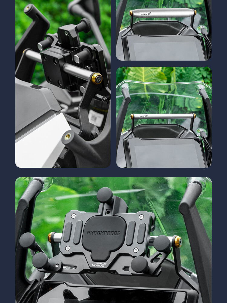LOBOO Zestaw montażowy GPS do motocykli KTM 1290 Super Adventure (2022-) belka 12mm
