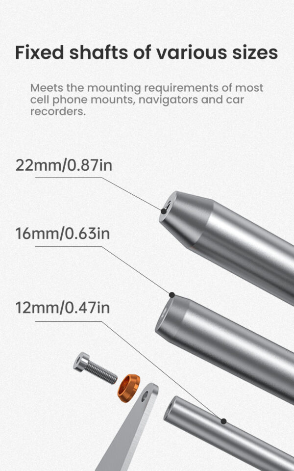 LOBOO Zestaw montażowy GPS do motocykli KTM 790 ADVENTURE (2024-) KTM 890 ADVENTURE (2024-) belka 12mm