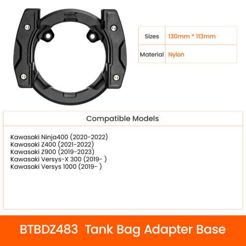 LOBOO Magnetyczny uchwyt do Tank Bag Easy, do Kawasaki Ninja400, Z400, Z900, Versys-X 300, Versys 1000